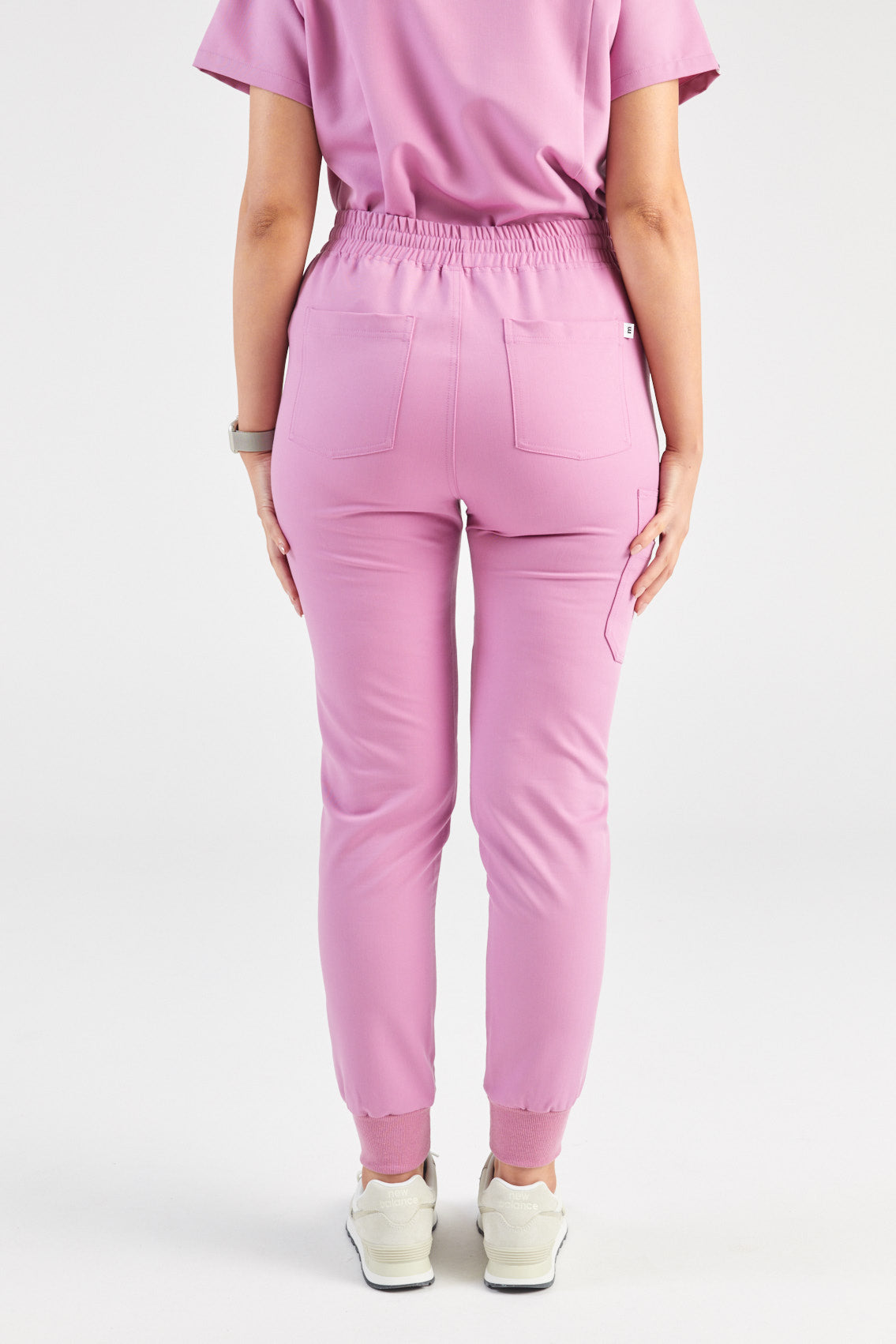 Melrose Multi-Pocket Jogger Scrub Pants - Dusty Pink