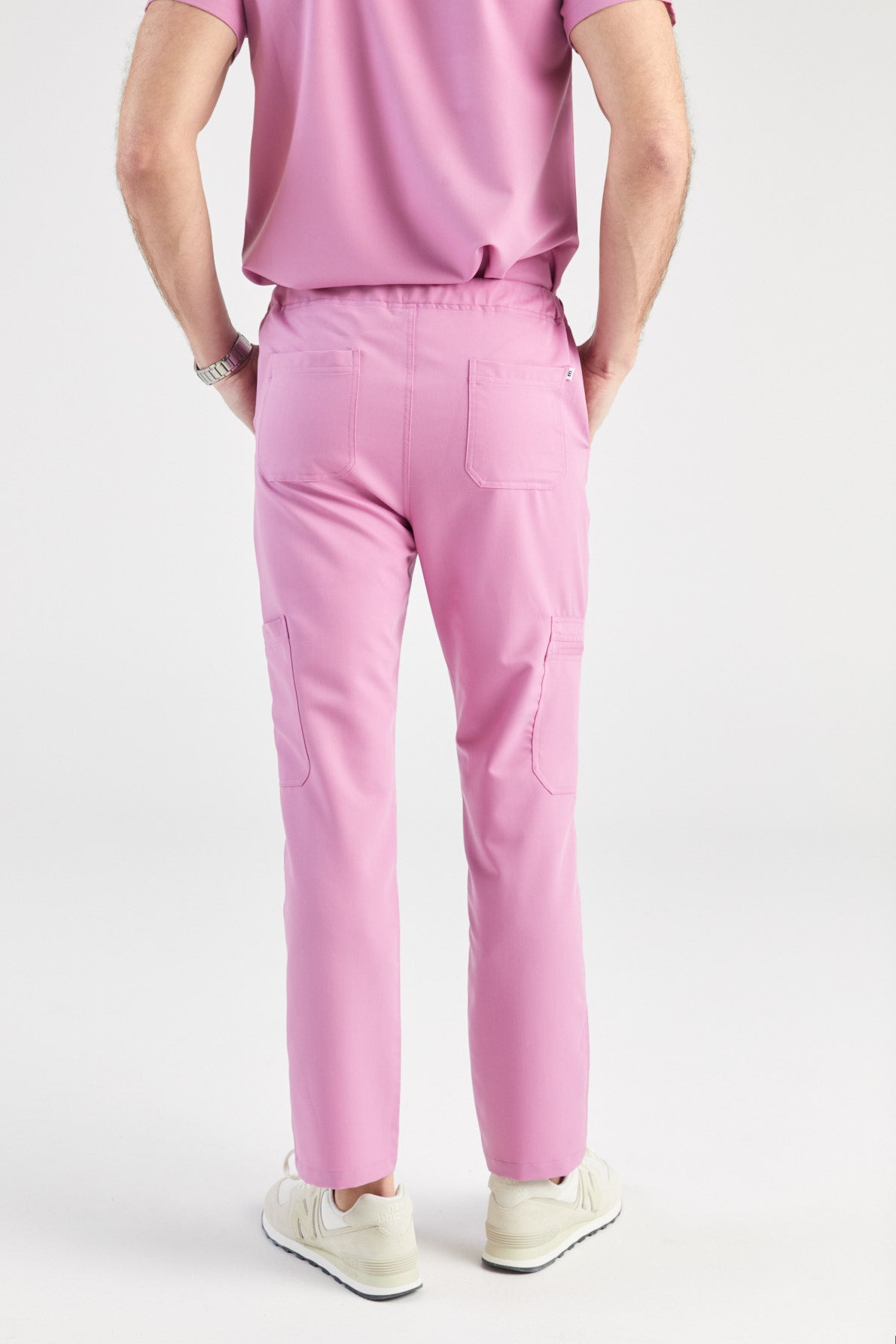 Casper Multi-Pocket Regular Scrub Pants - Dusty Pink