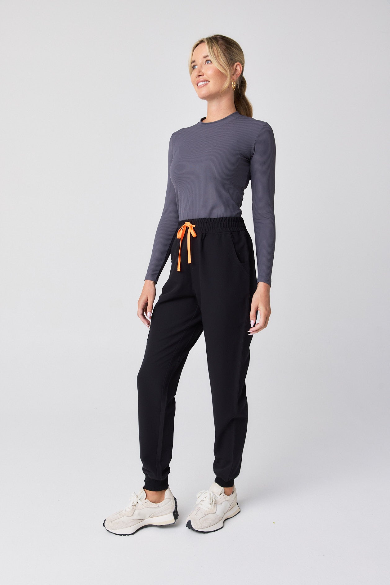 Ribbed Long Sleeve - Grey