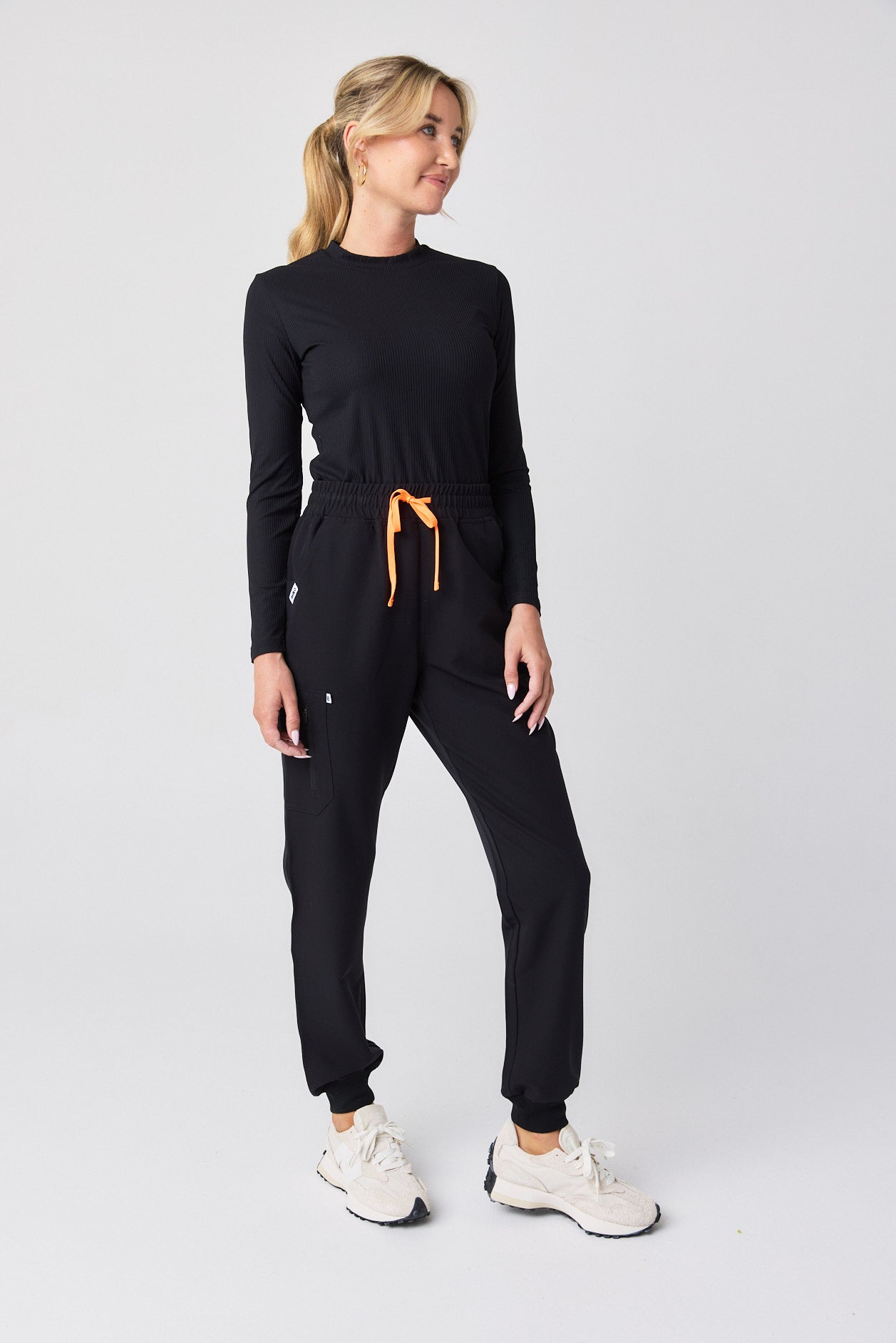 Ribbed Long Sleeve - Black