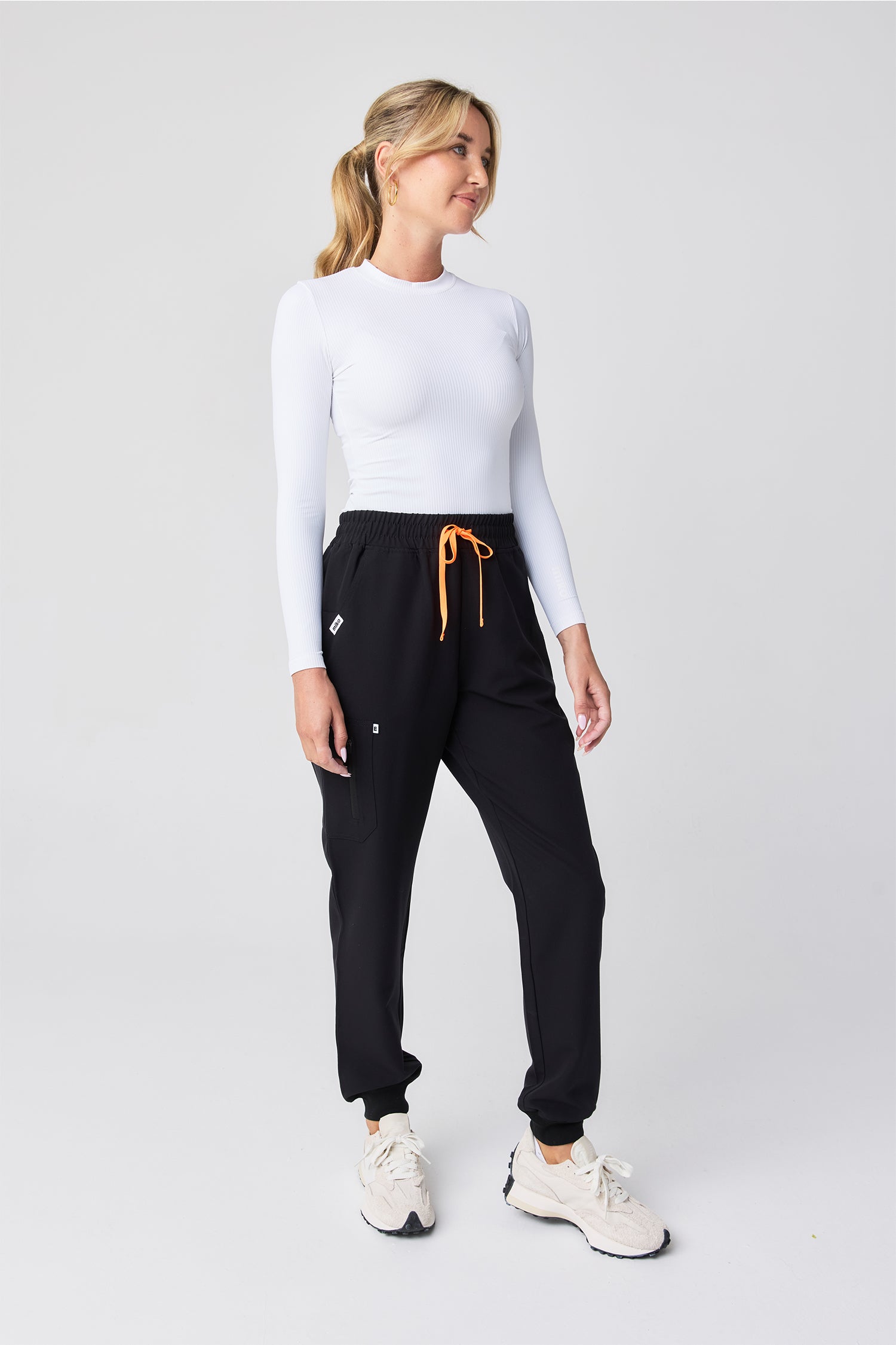 Ribbed Long Sleeve - White