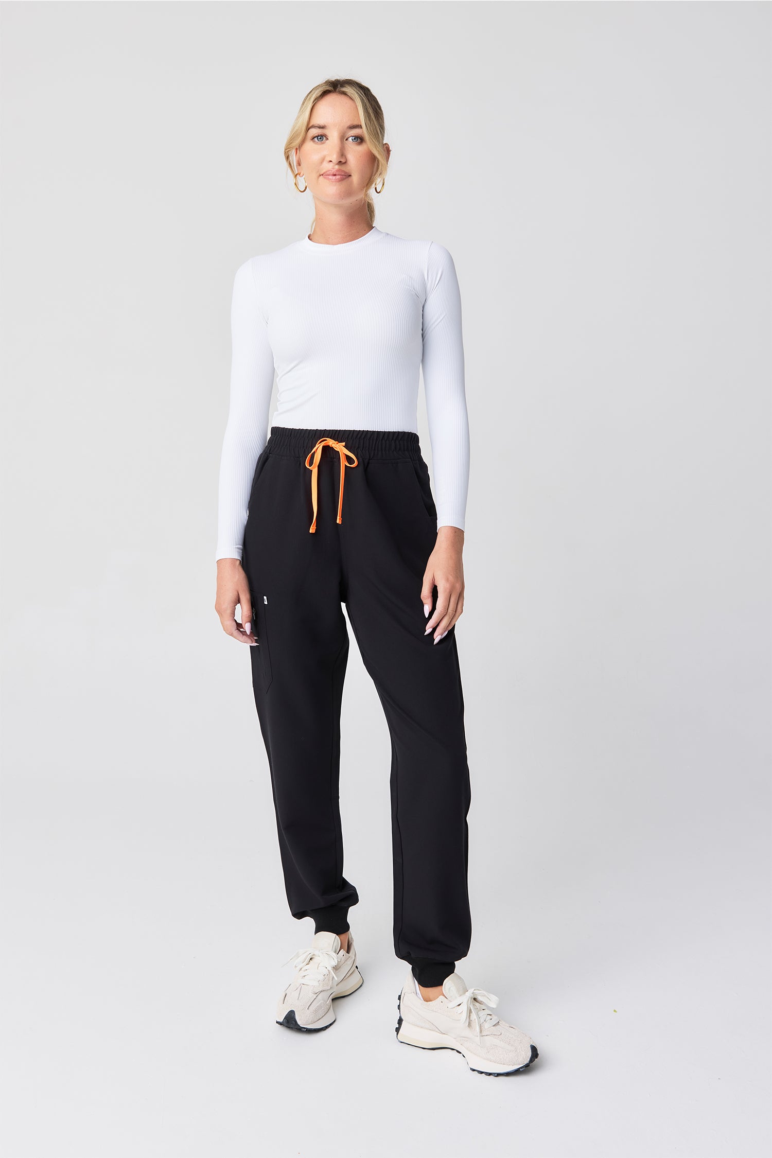 Ribbed Long Sleeve - White