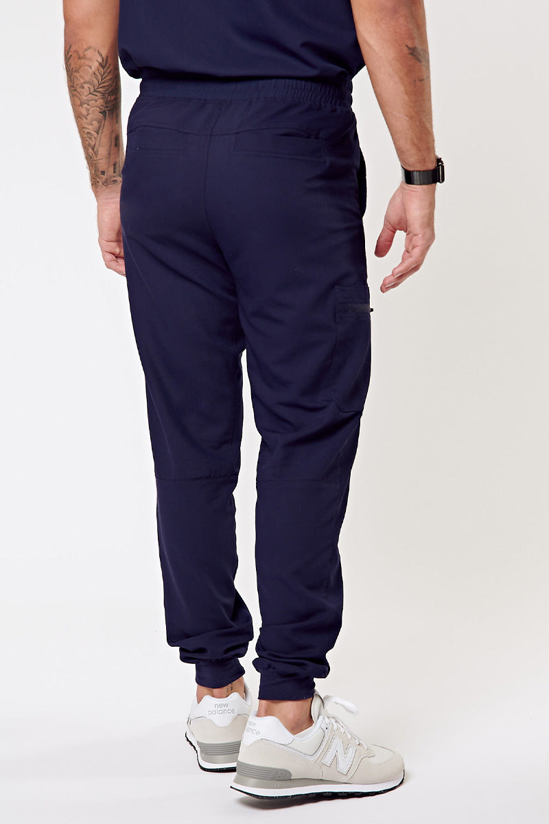 Bassel Multi-Pocket Jogger Scrub Pants - Navy