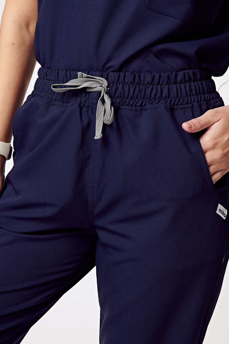 Melrose Multi-Pocket Jogger Scrub Pants - Navy
