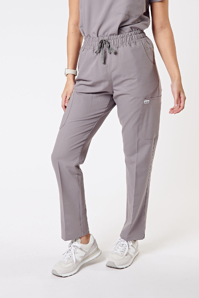 Aria Regular Scrub Pants - Grey