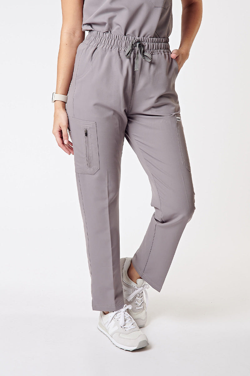 Aria Regular Scrub Pants - Grey
