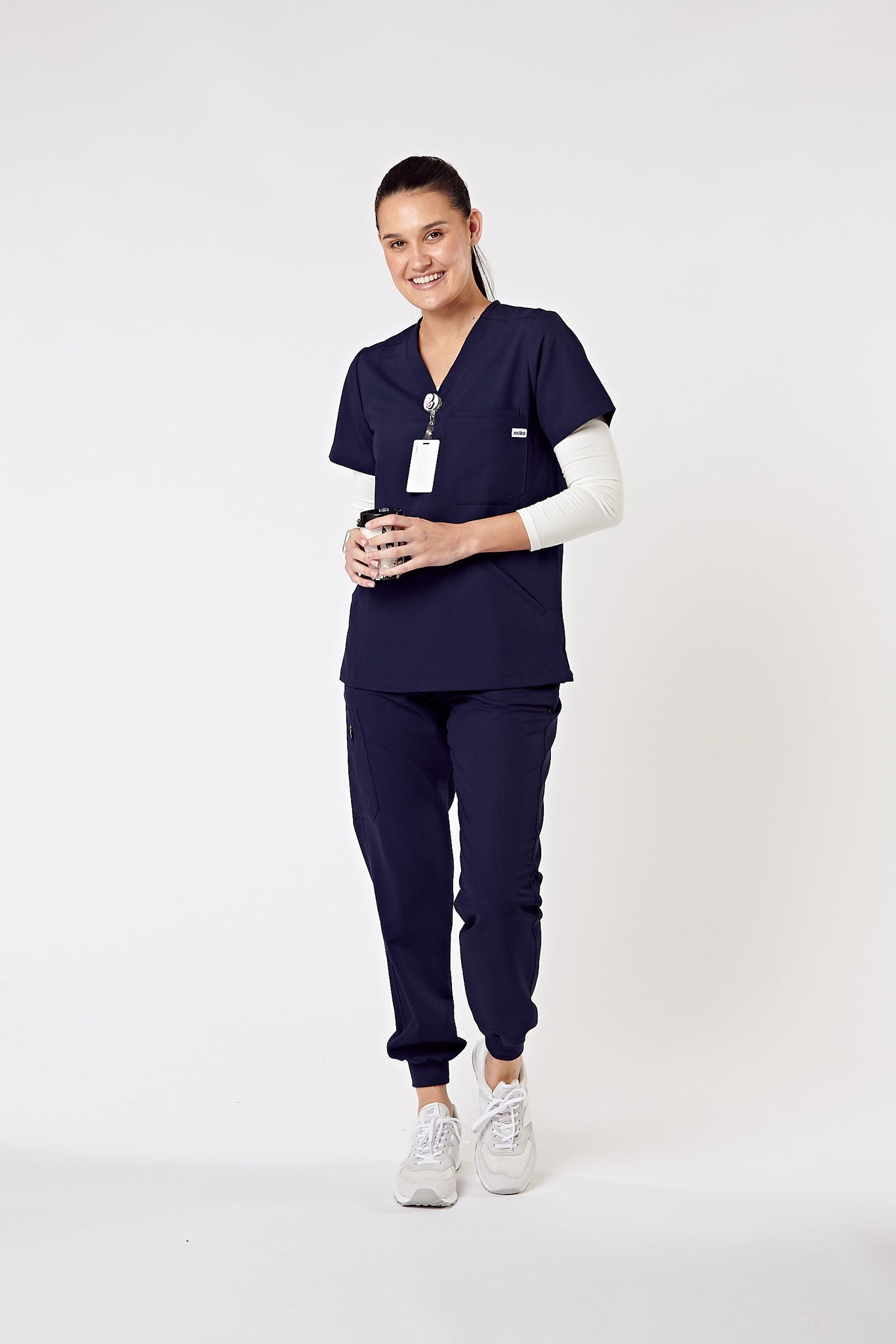 Work wear: figs scrubs paired with new balance 574  Medical scrubs  fashion, Medical scrubs outfit, Stylish scrubs