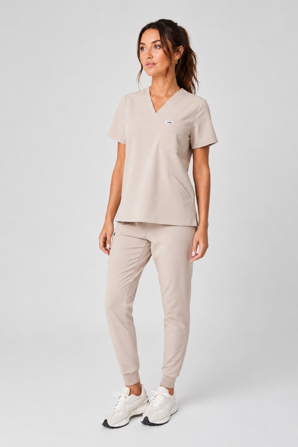 Oat - Top & Jogger Scrub Set