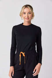 Ribbed Long Sleeve - Black