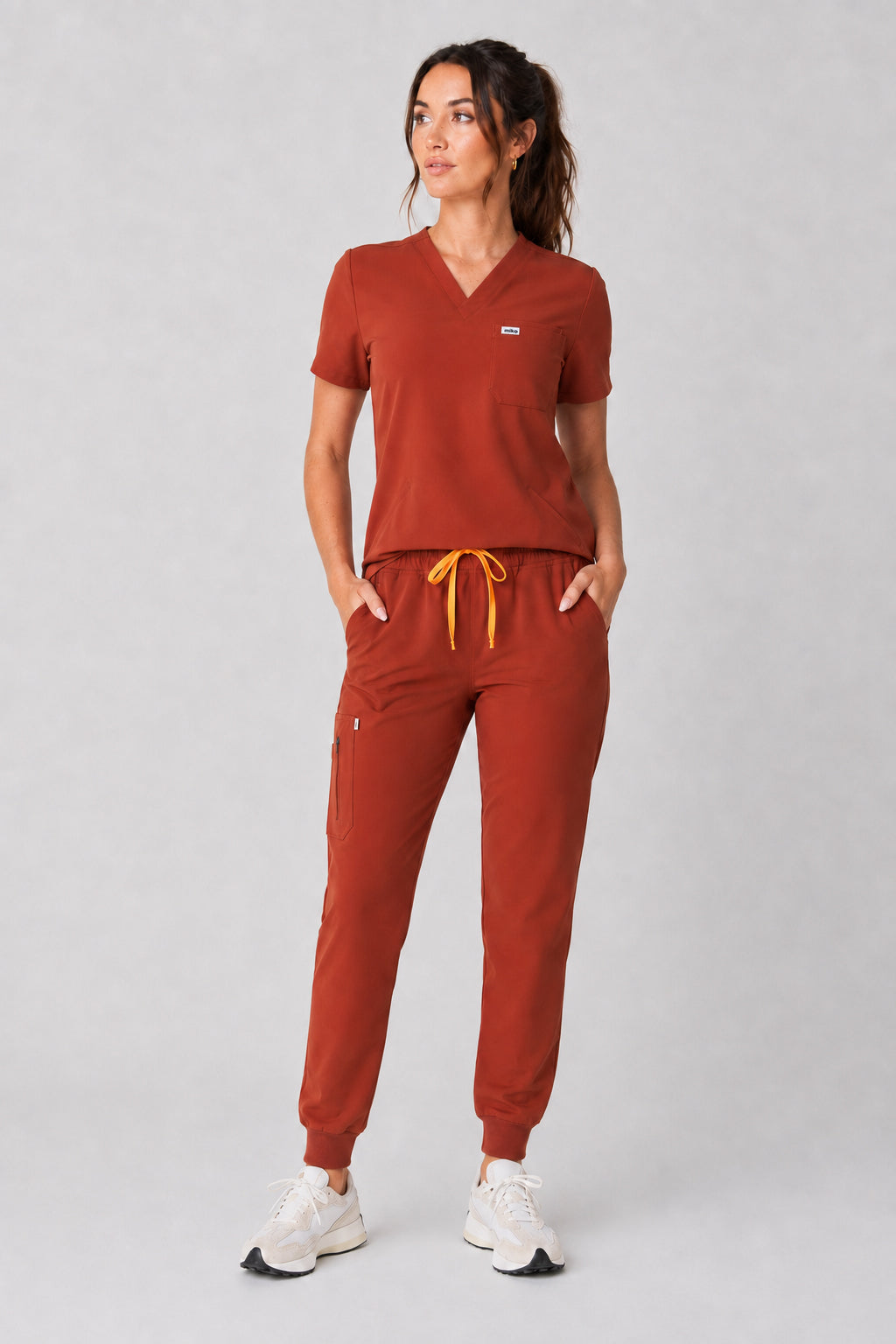 Rust - Top & Jogger Scrub Set