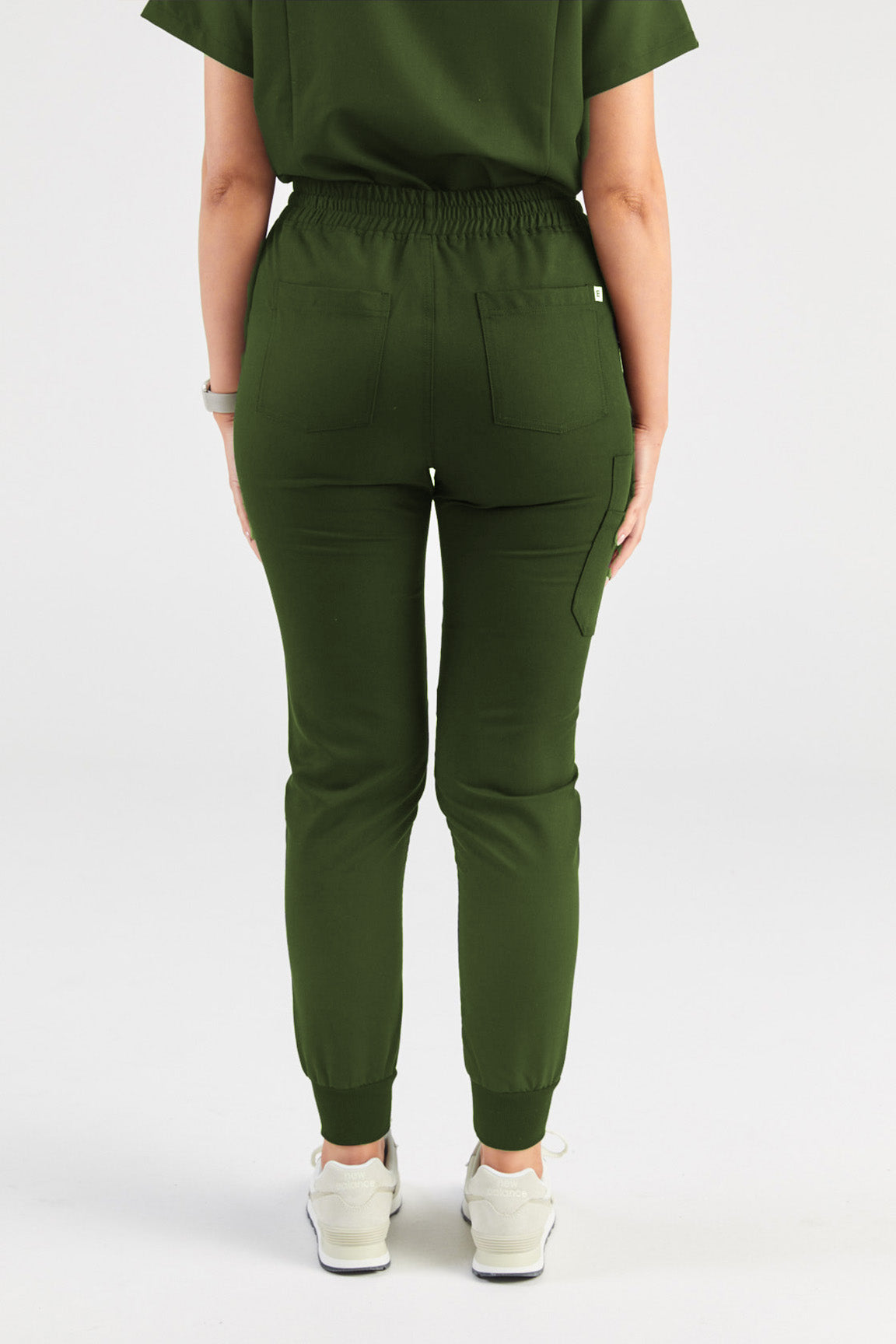 Melrose Multi-Pocket Jogger Scrub Pants - Hunter Green