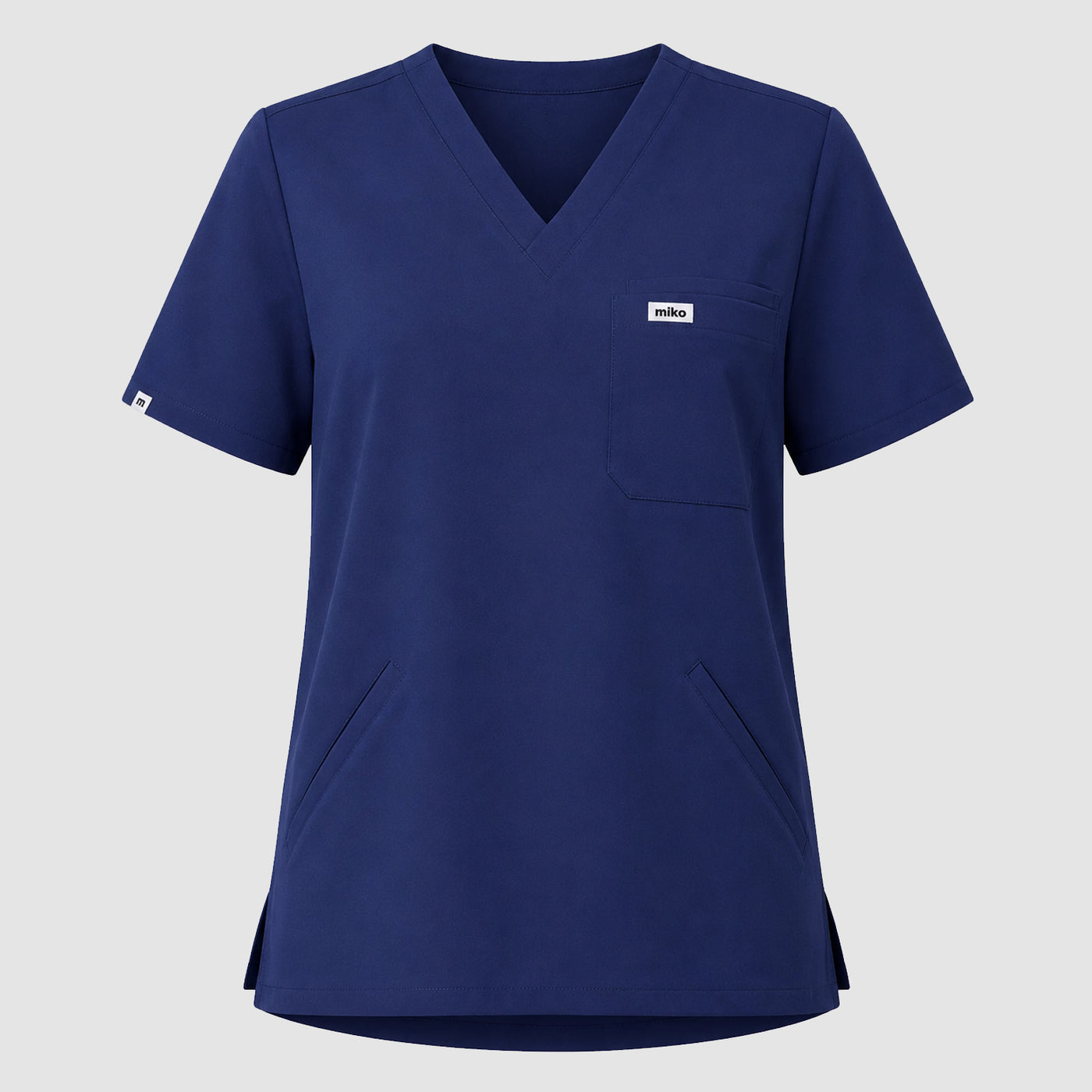 Everly V-Neck Four Pocket Scrub Top V2 - Navy
