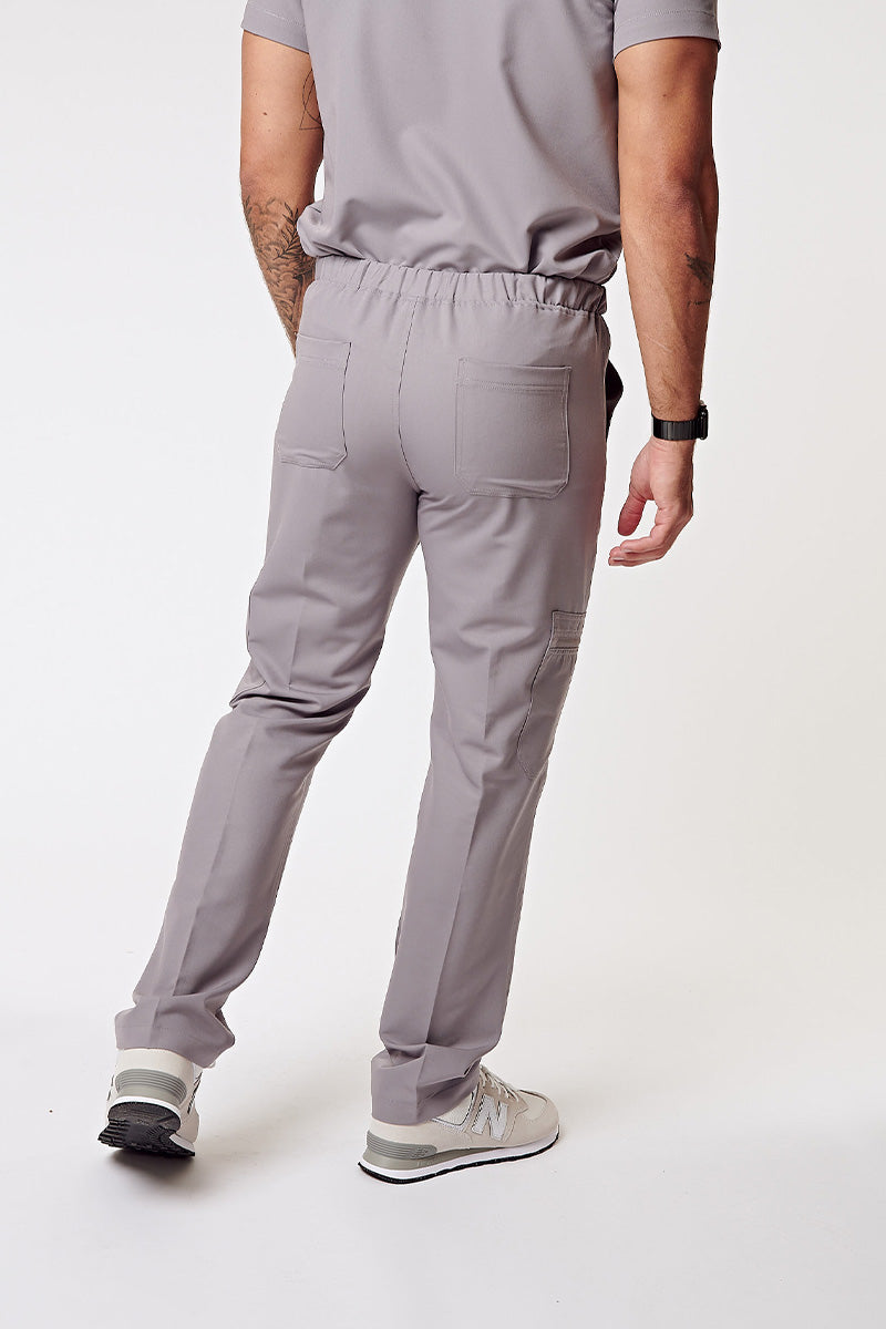 Casper Multi-Pocket Regular Scrub Pants - Grey