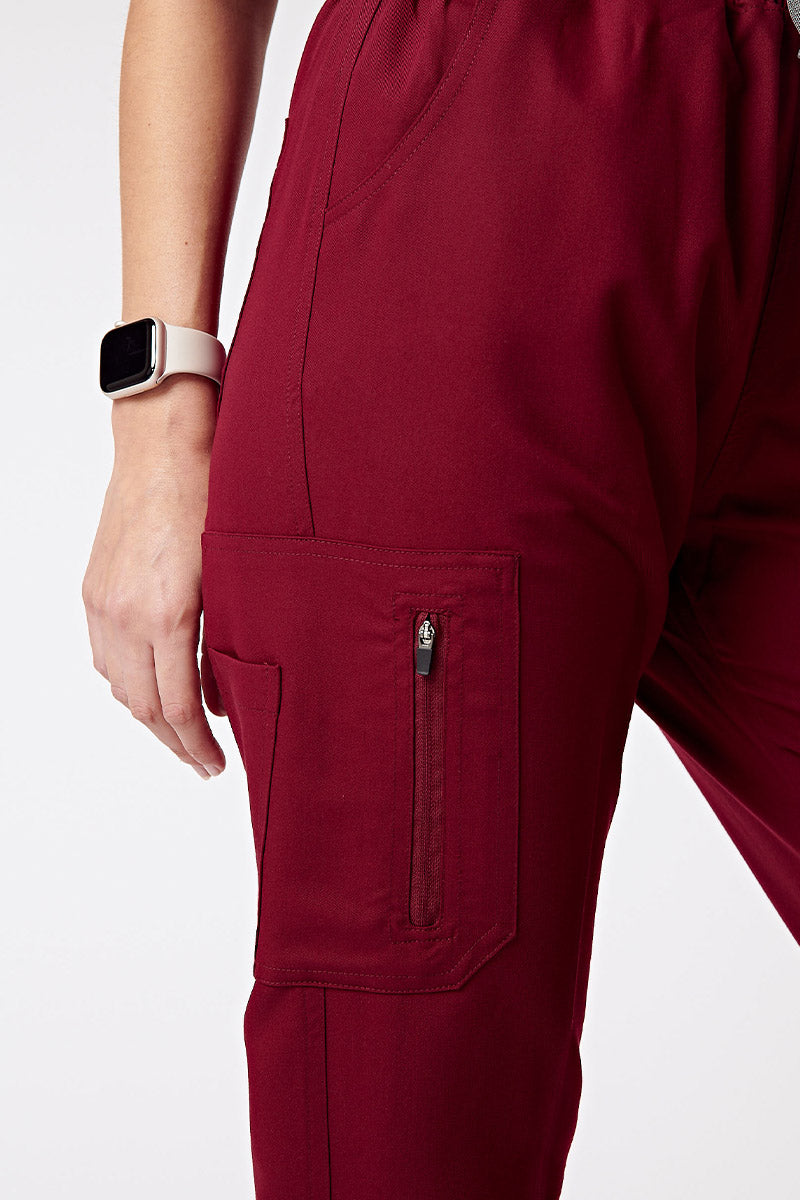 Aria Regular Scrub Pants - Burgundy