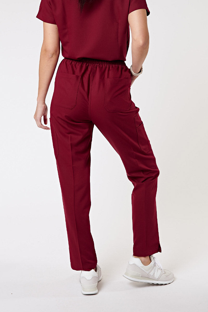 Aria Regular Scrub Pants - Burgundy